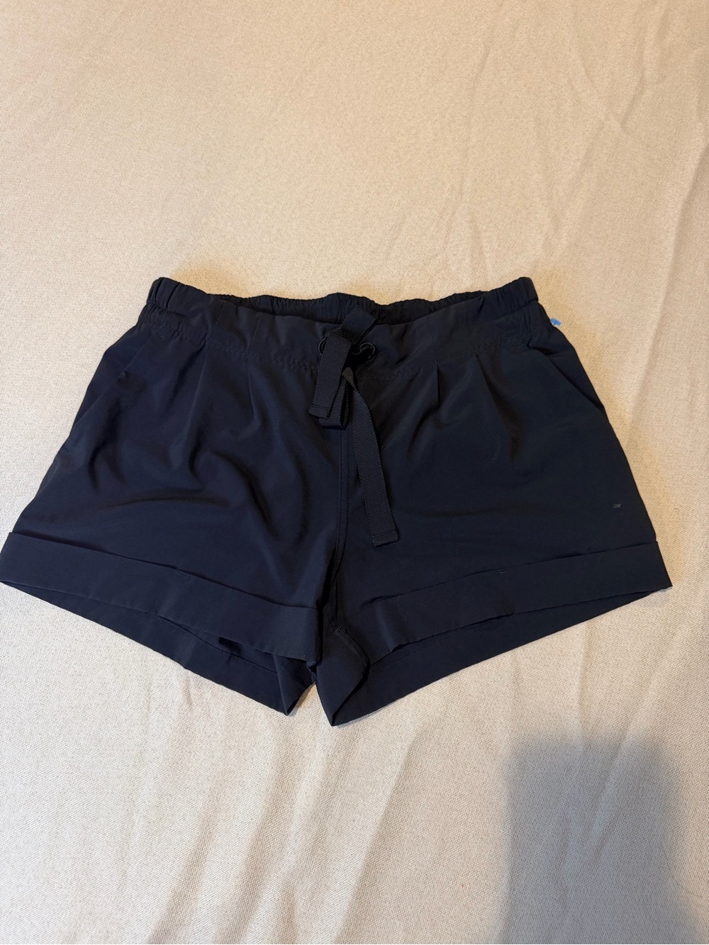 lululemon athletica Black Elastic Waist Athletic Shorts